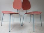 Set van 2 Auping stoelen Wim Rietveld uit de jaren 60, Huis en Inrichting, Ophalen, Twee, Overige kleuren, Metaal