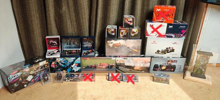 Max Verstappen Collectie auto's, polebandjes en helmen, Verzamelen, Automerken, Motoren en Formule 1, Zo goed als nieuw, Formule 1