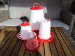 Voer silo zo goed als nieuw 4 stuks, Dieren en Toebehoren, Pluimvee | Toebehoren, Ophalen of Verzenden, Zo goed als nieuw, Drinken en Voederen
