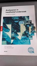 Analyseren in kwalitatief onderzoek, Ophalen of Verzenden, Beta, Zo goed als nieuw, HBO