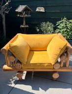 Bamboe stoel, Huis en Inrichting, Stoelen, Ophalen, Overige kleuren, Boho, Zo goed als nieuw