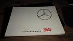 ZELDZAME Folder MERCEDES  230 SL, Verzenden, Zo goed als nieuw, Mercedes