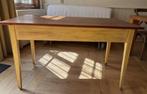 Houten eettafel, Huis en Inrichting, Tafels | Eettafels, Ophalen, Gebruikt, 100 tot 150 cm, 50 tot 100 cm