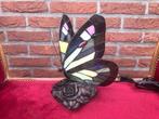 prachtige Tiffany vlinder lamp, glas-in-lood, zgan, Ophalen of Verzenden, Zo goed als nieuw, Glas, Minder dan 50 cm