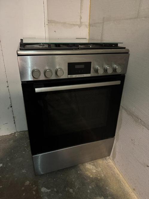 Gasfornuis met oven, Witgoed en Apparatuur, Fornuizen, Gebruikt, Vrijstaand, Gas, 4 kookzones, 85 tot 90 cm, 45 tot 60 cm, Ophalen