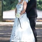 Trouwjurk mt 44/46, Trouwjurk, Wit, Ophalen of Verzenden, Zo goed als nieuw