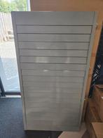 Houten Shutters, Ophalen, Zo goed als nieuw, Grijs, Minder dan 100 cm