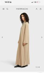 Merrachi jersey dress short, Kleding | Dames, Gelegenheidskleding, Maat 38/40 (M), Overige typen, Beige, Nieuw