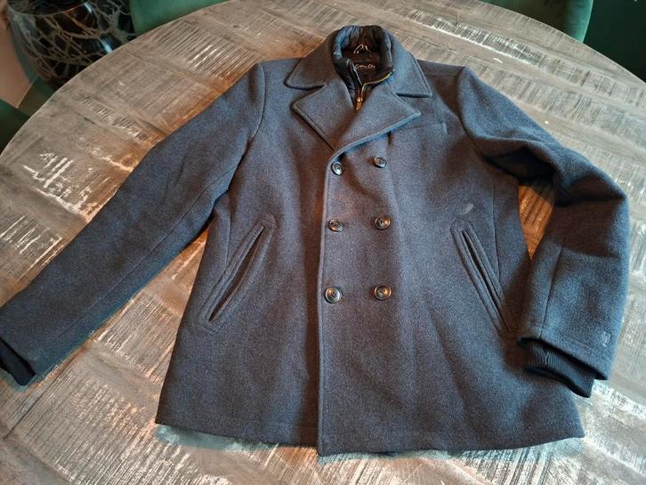 Heren Winterjas Maat L - Cotton Club, Kleding | Heren, Jassen | Zomer, Zo goed als nieuw, Maat 52/54 (L), Grijs, Ophalen of Verzenden