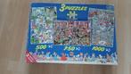 3 PUZZELS JAN VAN HAASTEREN 500,750, 1000 stukjes, Hobby en Vrije tijd, Denksport en Puzzels, Ophalen of Verzenden, 500 t/m 1500 stukjes
