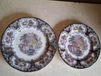2 Petrus Regout Maastricht Abbey bordjes, Antiek en Kunst, Antiek | Servies los, Ophalen of Verzenden