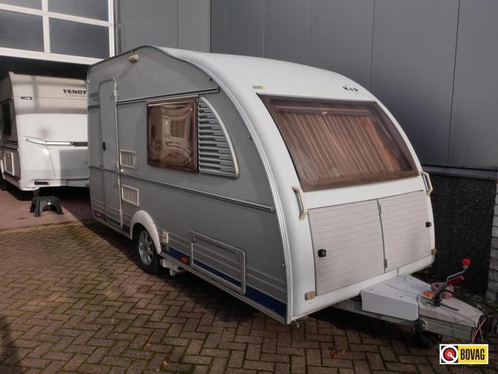 Kip Kompakt Special 37 EKV Incl. mover en fietsenrek, Caravans en Kamperen, Caravans, Bedrijf, tot en met 2, 500 - 750 kg, Treinzit