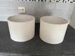 Te koop 2 lampenkappen, Huis en Inrichting, Lampen | Lampenkappen, Ophalen, Zo goed als nieuw, Rond, Minder dan 25 cm