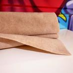 Beige naaldvilt / stretchstof. Bekleed eenvoudig je camper, ., Nieuw, Ophalen of Verzenden, .