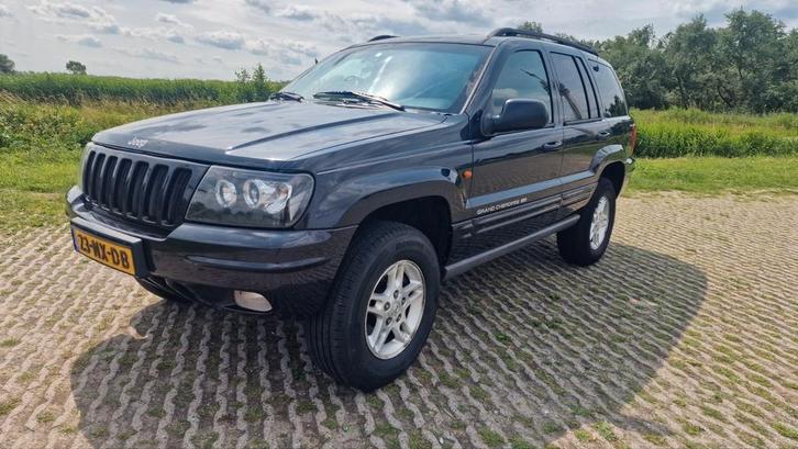 Jeep Grand Cherokee 4.7 I V8 Limited AUT 2000 Zwart, Auto's, Jeep, Particulier, Grand Cherokee, Benzine, SUV of Terreinwagen, Automaat