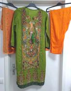 Maat L groen oranje geborduurde Indiase Marokkaanse Turkse, Ophalen of Verzenden, Nieuw, Maat 42/44 (L), Groen
