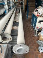 Nette gebruikte 7-meter polyester vlaggenmast met kantelvoet, Ophalen, Gebruikt