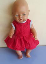 Poppenkleertjes poppenkleding Baby pop 40-43c jurkje 569, Ophalen of Verzenden, Nieuw, Babypop