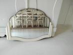 Brocante Spiegel met Geslepen Rand, Ophalen, Gebruikt, 75 tot 100 cm, Minder dan 100 cm