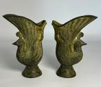 Set phoenix offerbekers / wijnbekers brons, Antiek en Kunst, Ophalen of Verzenden