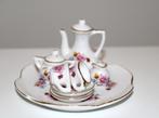 Mini theeserviesje serviesje servies miniatuur theeservies, Verzamelen, Ophalen of Verzenden, Gebruikt, Porselein, Compleet servies