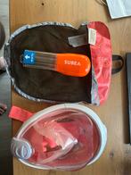 Subea Easybreath Snorkelmasker Oranje/Wit maat S-M, Ophalen of Verzenden, Zo goed als nieuw, Snorkelmasker