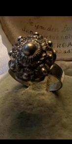 Zilveren ring Zeeuwse knop van klederdracht, Sieraden, Tassen en Uiterlijk, Antieke sieraden, Ophalen of Verzenden, Ring