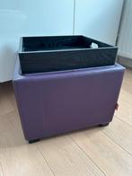 Leuk poefje/bijzettafeltje, Ophalen, Overige materialen, Minder dan 50 cm, Gebruikt