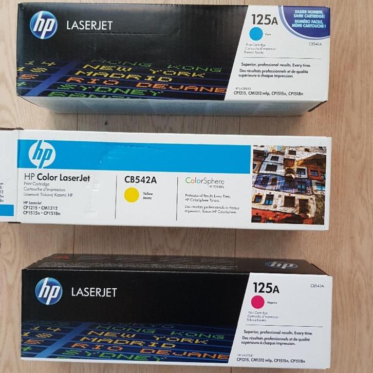 Toners voor o.a. hp-printers (laserjet) cp1215, Computers en Software, Printerbenodigdheden, Nieuw, Toner, Ophalen of Verzenden