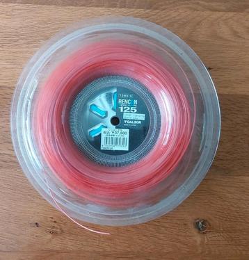 Toalson tennissnaar Rencon 1,25 mm, rood, ( +100 meter )  beschikbaar voor biedingen