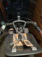 Urban Iki Voorzitje Grijs/Zwart + Windscherm, Fietsen en Brommers, Fietsaccessoires | Fietsstoeltjes, Ophalen, Gebruikt, Voetsteuntjes