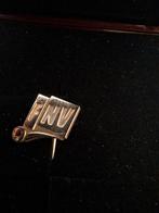 FNV speldjes, 40 jaar lid, robijn, Verzamelen, Speldjes, Pins en Buttons, Ophalen of Verzenden, Zo goed als nieuw, Overige onderwerpen