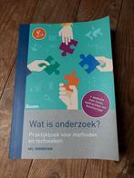Boom - Wat is onderzoek? - 6e druk - Nel Verhoeven, Ophalen of Verzenden, Zo goed als nieuw, HBO, Nel Verhoeven