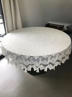 Open geweven crèmekleurig tafelkleed, doorsnee 170 cm, Ophalen of Verzenden, Nieuw, Rond, Binnen
