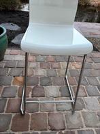 4 Witte Ikea (Glenn) Barkrukken - Zithoogte 66cm, Huis en Inrichting, Ophalen, Gebruikt, Wit, Vier