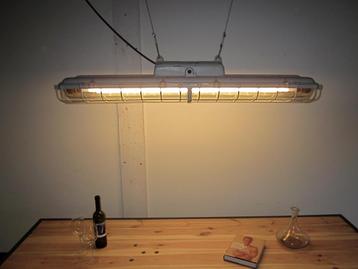 Industriële lamp, vintage fabriekslamp, dimbaar warm LED