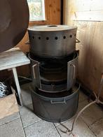 Houtkachel van robuust ijzer, Huis en Inrichting, Kachels, Ophalen, Gebruikt, Hout, Houtkachel