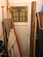 Jaren 30 deur met glas in lood, Ophalen, Gebruikt, Minder dan 80 cm, Binnendeur