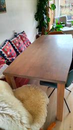 houten licht "afgehoekte" tafel, Overige vormen, 50 tot 100 cm, 150 tot 200 cm, Eikenhout