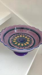 Schaal op voet, Flora Holland, lila, Antiek en Kunst, Ophalen