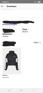 Ellesse Zwarte Jas Maat 38, Maat 38/40 (M), Ellesse, Zwart, Ophalen of Verzenden