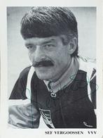 Spelerskaart Sef Vergoossen - VVV Venlo - seizoen 1985/1986, Ophalen of Verzenden, Gebruikt, PSV, Spelerskaart