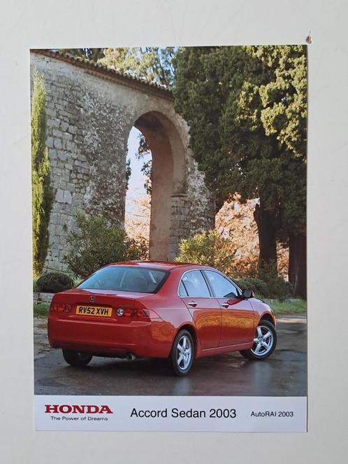 Honda Accoord 2003, Boeken, Auto's | Folders en Tijdschriften, Nieuw, Honda, Ophalen of Verzenden
