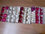 Roze en witte kerstboom versiering., Ophalen of Verzenden, Zo goed als nieuw