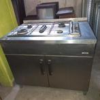 rvs atag kast met 5 pits kookplaat met wokbrander, Ophalen, Gebruikt