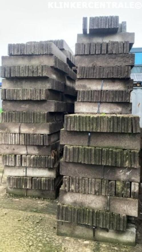 1.100 stuks gebruikte betonbanden 8x20x100cm opsluitbanden, Tuin en Terras, Tegels en Klinkers, Gebruikt, Overige typen, Beton