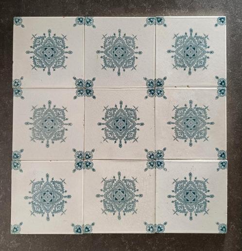 Antieke Aardewerk Wandtegels - 19e Eeuw, Antiek en Kunst, Antiek | Wandborden en Tegels, Ophalen