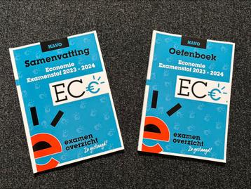 Examenoverzicht Economie samenvatting en oefenboek beschikbaar voor biedingen