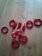 Elf leuke (onbreekbare, gemaakt van stro) Kerstboom hangers., Ophalen of Verzenden