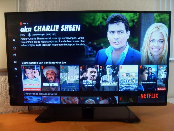 Philips 43 inch Full HD LED Smart, Netflix, YouTube, WiFi, Audio, Tv en Foto, Televisies, Zo goed als nieuw, LED, 100 cm of meer